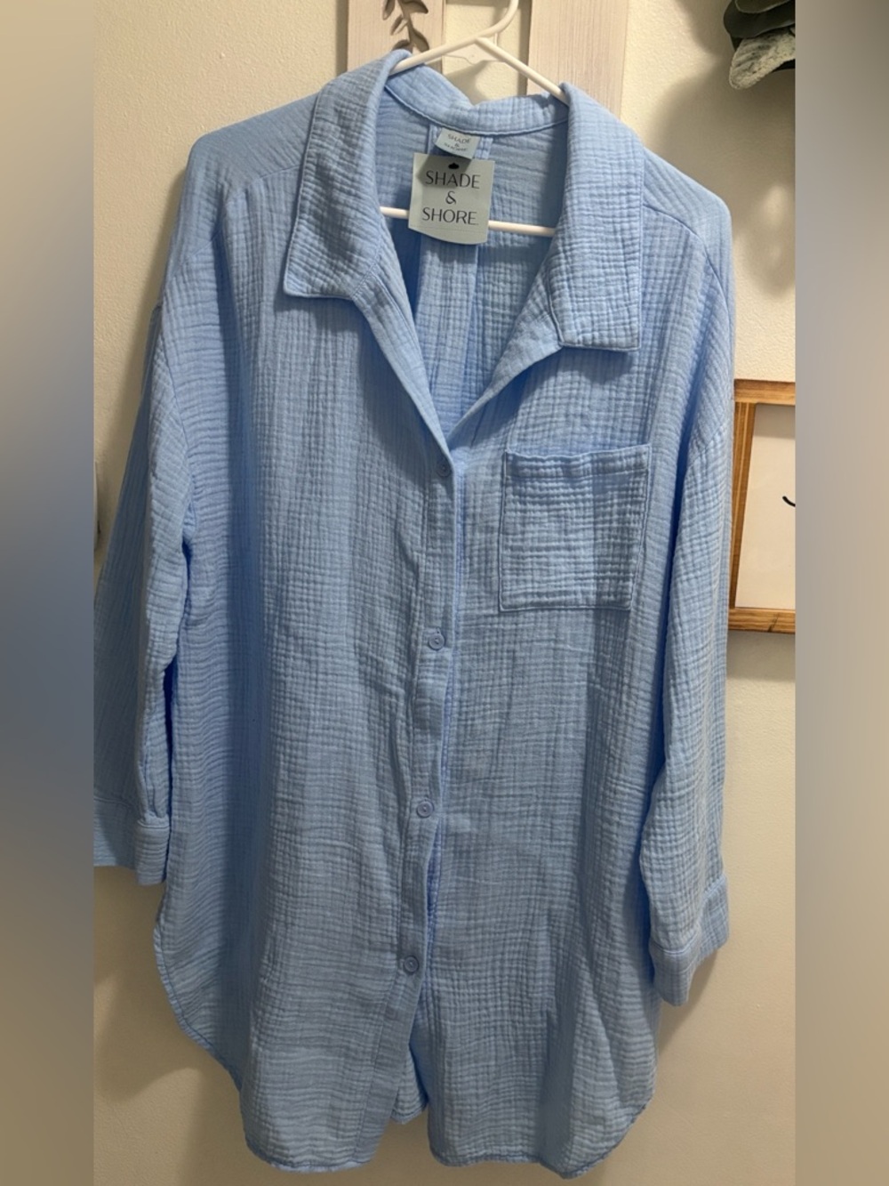Target Shade & Shore Light Blue Button-Down Shirt